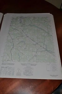 Mapa topográfico del ejército de 1940 Prince George Virginia -Hoja 5558 III NE - Imagen 1 de 1