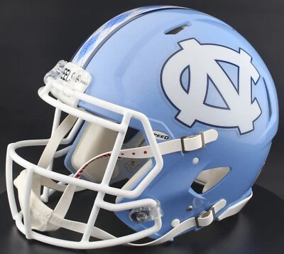 NORTH CAROLINA TAR HEELS NCAA Riddell Speed Full Size AUTHENTIC Football Helmet - Image 1 of 4