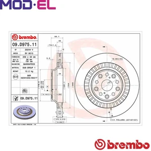 2x BRAKE DISC 09.D975.11 FOR LEXUS LC/Convertible LS 2UR-GSE 5.0L 8cyl LC 3.5L - Picture 1 of 8
