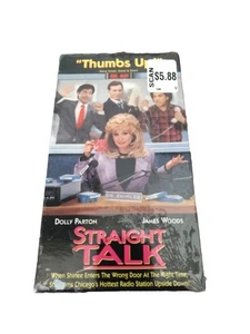 Straight Talk (VHS, 1992) Dolly Parton, James Woods New Factory Sealed  - Picture 1 of 4