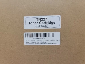 Markenlos TN227/TN223 Tonerkassette mit hoher Kapazität - 5er-Pack  - Bild 1 von 2