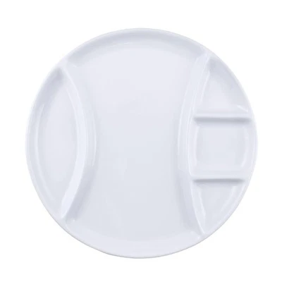Platos de porcelana para raclette y fondue - Juego de 4 aperitivos compartimentados Pla... Foto 1 de 2