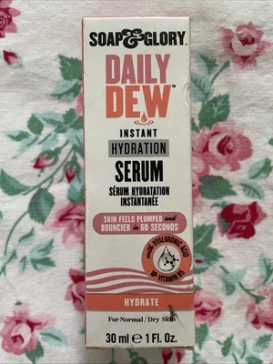 Suero de hidratación instantánea Soap&Glory Daily Dew para piel seca a normal 1 oz retirado Foto 1 de 4