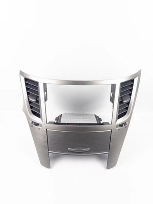 2010-2014 OEM Subaru Outback Legacy tablero central delantero ventilación moldura almacenamiento cubby Foto 1 de 4