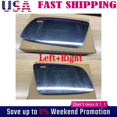 Espejo retrovisor lateral izquierdo+derecho térmico para BMW E60 E61 E63 E64 525i 530i 535i 03-10 EE. UU. Foto 1 de 4