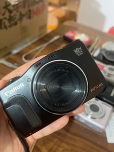 Canon PowerShot SX710 HS Black Compact Digital Camera 20.3MP Tested good work - Picture 1 of 7
