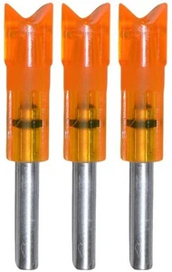 Lumenok Goldtip HD Orange Cresent Bolt End 3-Pack - Picture 1 of 1
