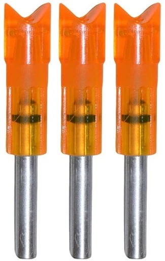 Lumenok Goldtip HD Orange Cresent Bolt End 3-Pack - Image 1 of 1