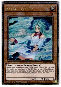 YUGIOH EFFECT VEILER QUARTER CENTURY SECRET RARE NEAR MINT 1ST ED RA04-EN004 - Picture 1 of 2