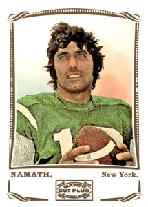 2009 Topps Mayo #304 Joe Namath - Bild 1 von 2