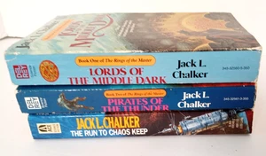 3 VTG Jack L Chalker PB Books -  1 & 2 Rings of the Master, Book 2 Quintara - Picture 1 of 21