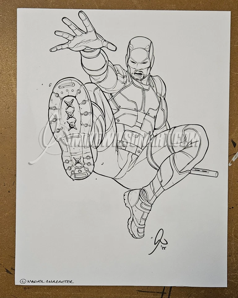 Marvel Comics Demolidor - Mikewilsonart (#215) - Imagem 1 de 1