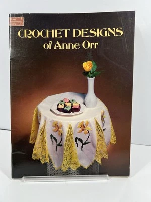 Crochet Designs of Anne Orr 1977 Dover Needlework Series Vintage Pattern Designs - Image 1 of 2