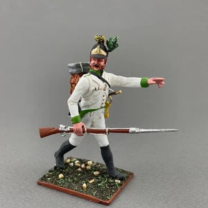 Painted Napoleonic tin miniature 60 mm 1/30, Austrian Line infantry VID SOLDIERS - Picture 1 of 8
