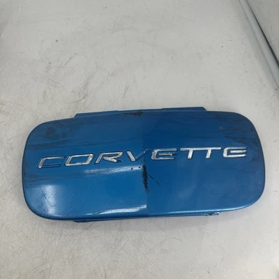 Cubierta de matrícula C5 Corvette 1997-2004 relleno azul usado OEM 10256977 Foto 1 de 4