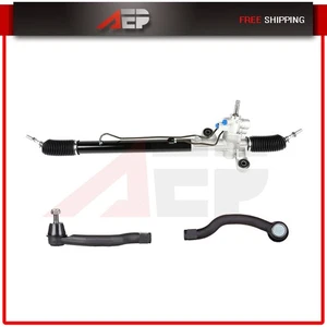 3 Pcs For Accord 2008 Power Steering Rack And Pinion + Outer Tie Rods For Honda - Picture 1 of 12