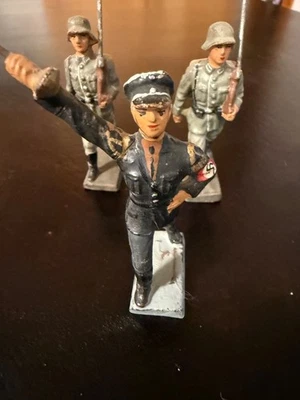 Lineol Black Uniform w/Armband & Furled Banner - Image 1 of 2