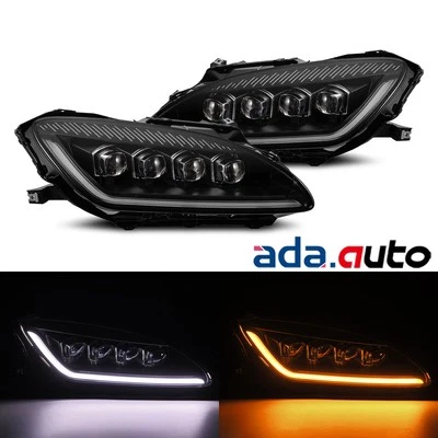 Fit 1999-2009 Honda S2000 Black NOVA-Series LED Projector Headlights - Image 1 of 4