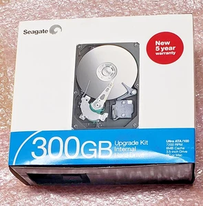 Seagate 300GB internal 3.5" IDE hard disk drive ST3300831A in retail box 7200.8 - Afbeelding 1 van 7