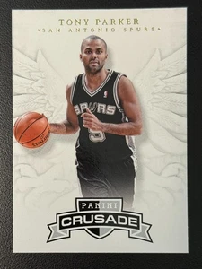 2012-13 Panini Crusade #46 Tony Parker San Antonio Spurs HOF NBA Card - Picture 1 of 2