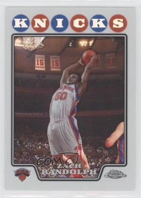 2008-09 Topps Chrome Refractor Zach Randolph #38 - Image 1 of 2