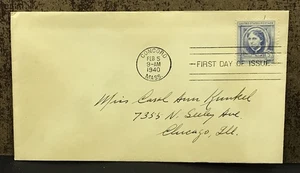 BRIEFMARKE US SCOTT 862 "Luisa M. Alcott AUTOREN" 5 CENT 1940 FDC - Bild 1 von 1
