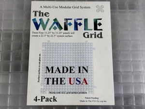 WAFFLE GRID 4 PACK Surface 11.25x11.25 - Picture 1 of 2