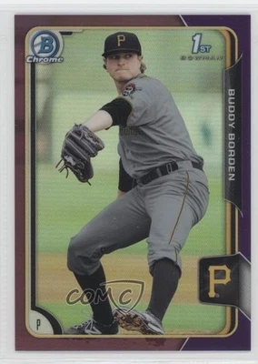2015 Bowman Chrome Prospects Purple Refractor /250 Buddy Borden #BCP63 - Image 1 of 2