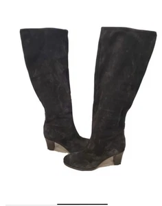 Vince Casper kniehohe braune Wildlederstiefel – NEU – Größe 6,5 Damen – UVP 595 $ - Bild 1 von 4
