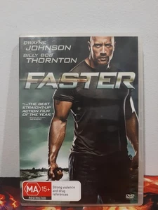 Faster (DVD, 2010) 🍿 Dwayne Johnson Movie, Fast Tracked Shipping  - Foto 1 di 3