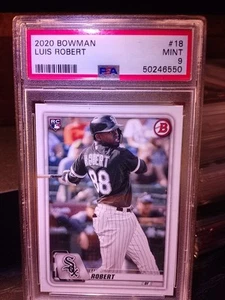 2020 Bowman #18 Luis Robert Rookie RC PSA 10 Whie Sox - Picture 1 of 2