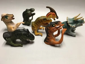 Menge 7 - Vintage 1997 Jurassic Park The Lost World Dinosaurier Fingerpuppen - Bild 1 von 8
