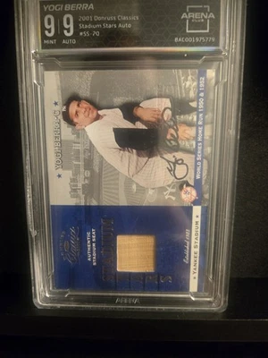 Donruss Classics Stadium Stars 2001 Yogi Berra automático Foto 1 de 3