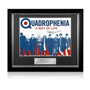 Póster Quadrophenia firmado por Phil Daniels. Marco Deluxe - Imagen 1 de 4