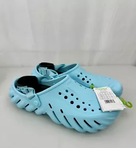 Crocs Echo Clog Men's US Size 13 Arctic Blue & Black 207937-411 New - Picture 1 of 7