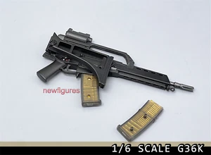 1:6 WWII G36K Gewehr Waffe Modell passt 12 Zoll männlich HT Soldat Figur Körper Spielzeug - Bild 1 von 6