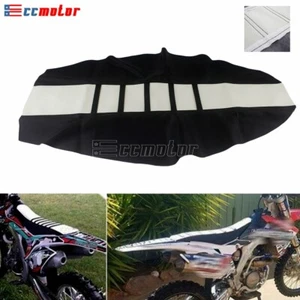 Cubierta de asiento antideslizante de goma acanalada con agarre suave universal para motocicletas moto de cross - Imagen 1 de 8