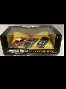 3 Car Set Early Muscle Stephen King Christine 1:64 Ertl American Muscle 32663 - Picture 1 of 3
