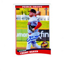 Trent Baker 2023 Peoria Chiefs Signed Autograph Baseball Card Austin Tx D