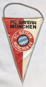 Schöner alter Wimpel FC Bayern München Autowimpel 14,5 cm Fußball Bundesliga FCB - Picture 1 of 3