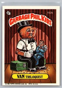 1986 Topps Garbage Pail Kids Series 4 #152b Van Triloquist - Picture 1 of 2