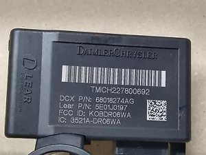 CHRYSLER/DODGE/JEEP SKIM IMMOBILIZER TRANSCEIVER MODULE P/N 68018274AG - Picture 1 of 7