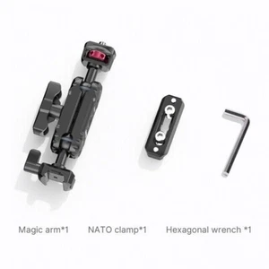 Ulanzi R103 Magic Arm with NATO Clamp Dual Ball Head Clamp Mount For DSLR Camera - Picture 1 of 11