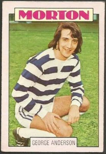 A &BC 1973 SCOTTISH FOOTBALLERS #025-MORTON-GEORGE ANDERSON - Picture 1 of 2