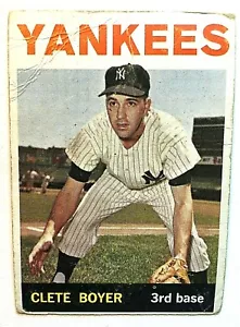 1964 Topps Baseball #69 Clete Boyer (Reduced!) - Picture 1 of 2