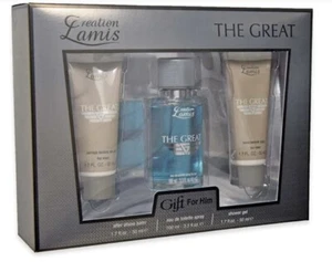 Coffret Homme Creation Lamis The Great  100 ML EDT + 50ml A/S + 50 ML Gel douche - Imagen 1 de 1