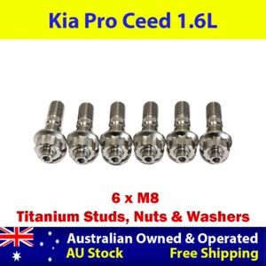 Titanium Turbo to Exhaust Manifold Stud Kit For Kia Pro Ceed 1.6L - Picture 1 of 5
