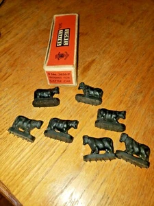 Lionel cattle with box only 7 rubber excellent condition - Picture 1 of 4