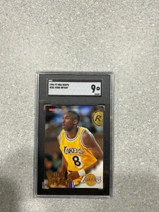 1996-97 NBA Hoops Kobe Bryant Rookie Card RC #281 SGC 9 Mint LA Lakers - Picture 1 of 10