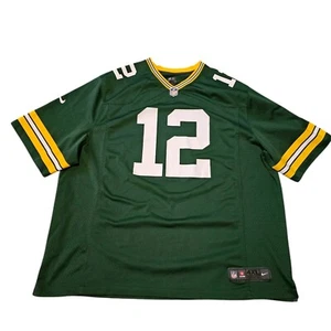 Nike NFL OnField Green Bay Packers #12 Rodgers Football Jersey Big & Tall Sz 4XL - Picture 1 of 7